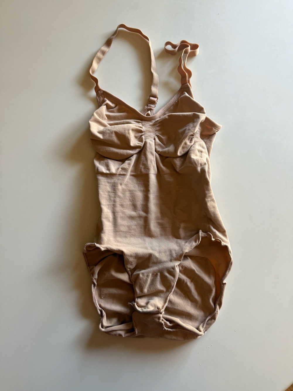 SKIMS Taupe Beige Seamless Bodysuit